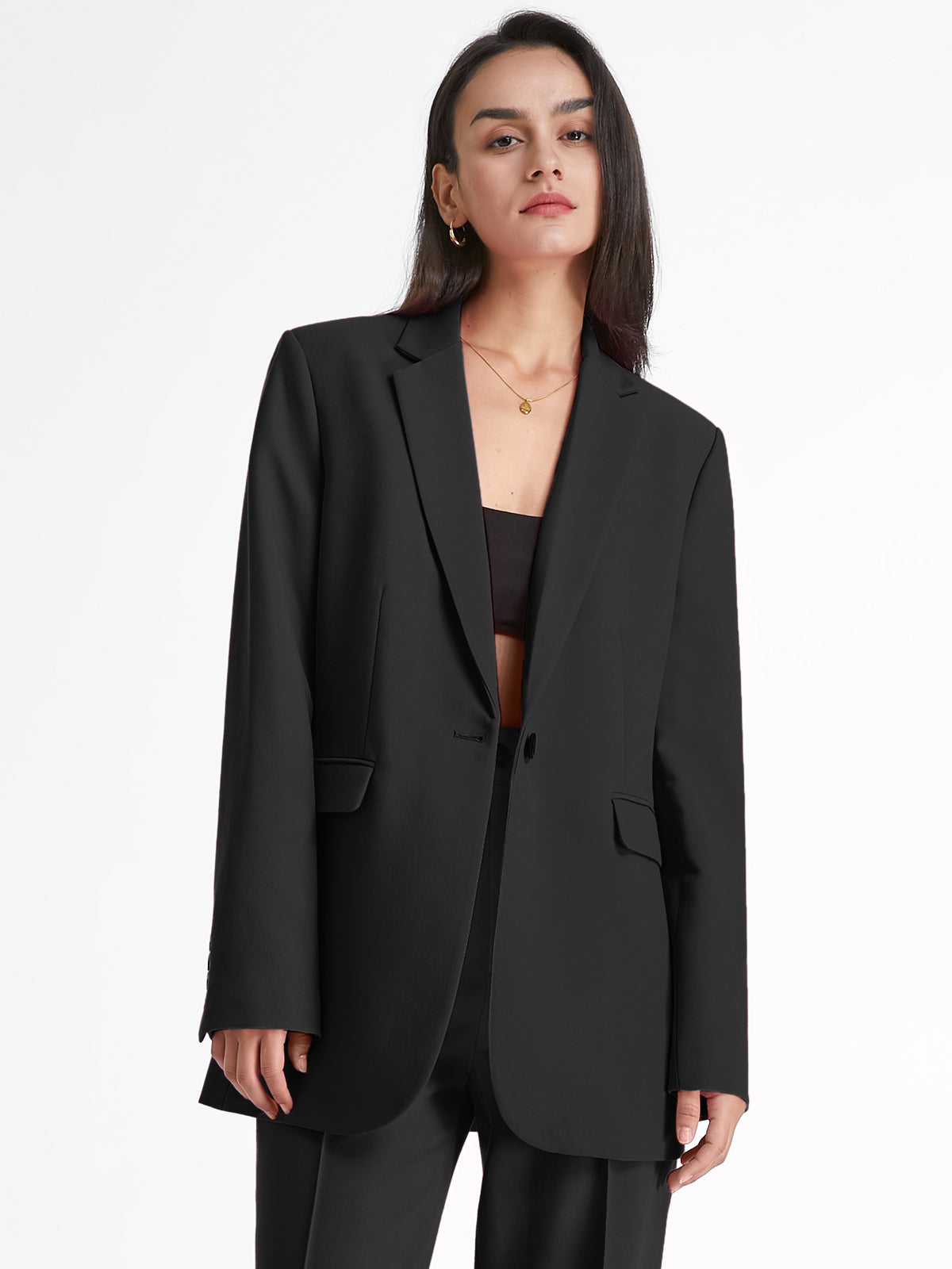 Düz Renk Essential Blazer