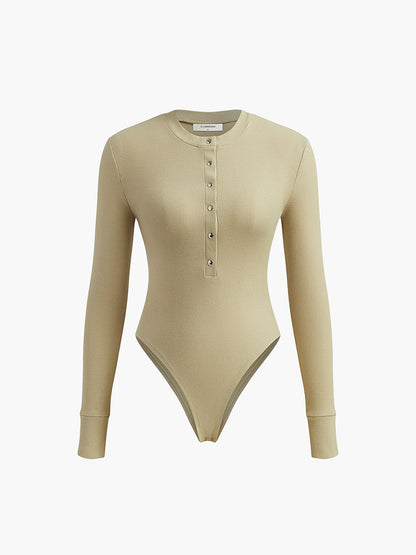 Fitilli Düğmeli Bodysuit