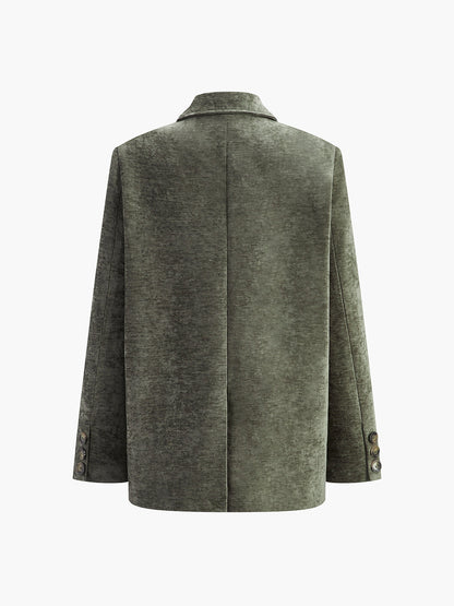 Retro Kadife Blazer